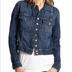 Current/Elliott Denim Snap Jacket Size 1